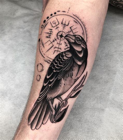 beautiful raven tattoo|Best 40 Inspiring Raven Tattoo Designs and Ideas with Meaning